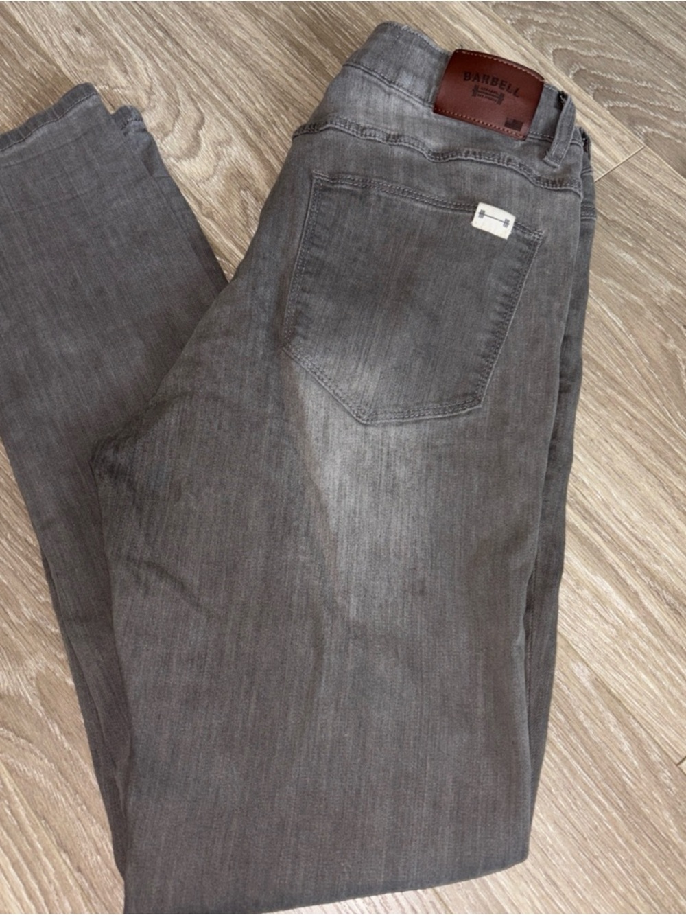 Barbell Slim Fit Men's Gray Jeans